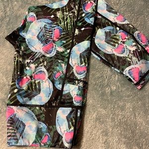 CVG Capri leggings M Miami Skullz